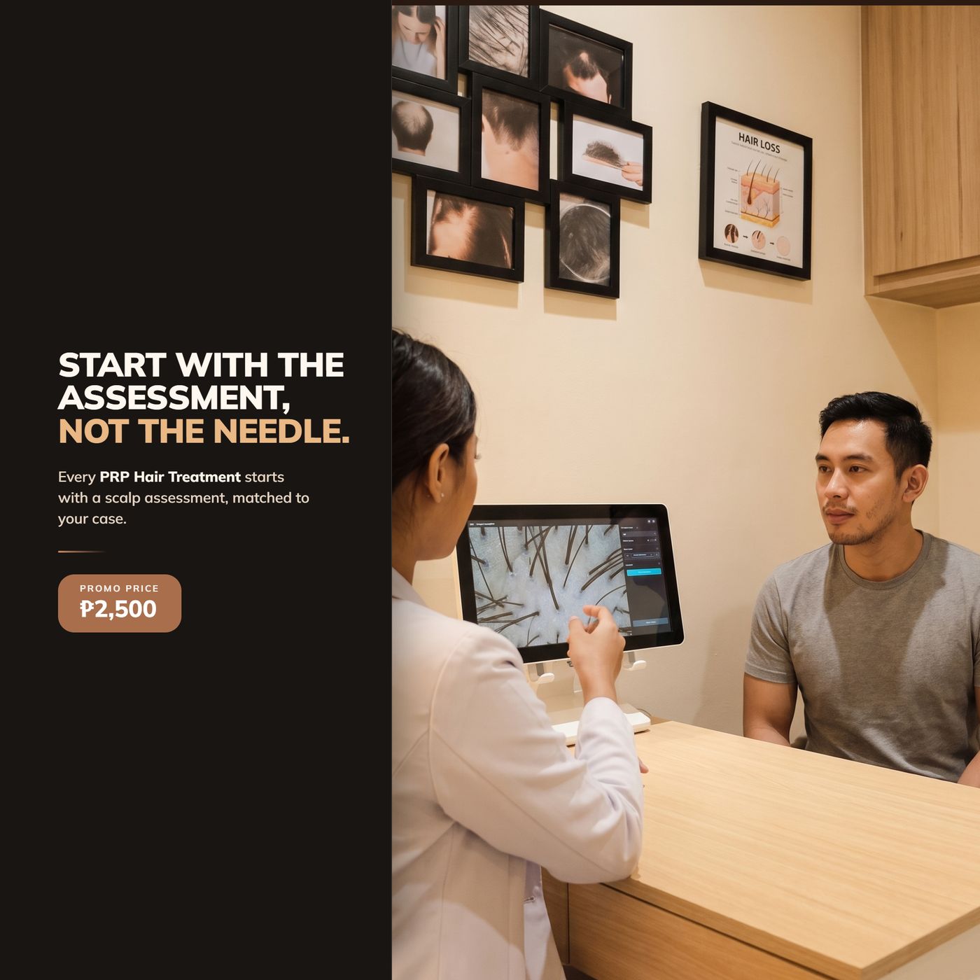Roots & Co PRP ad — action